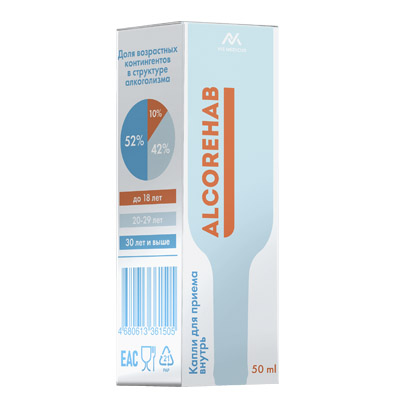 ALCOREHAB - концентрат безалкогольного напитка